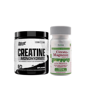 Pack Creatina Monohidratada + Citrato de Magnesio UPS