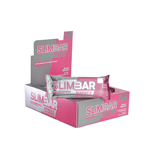 Barritas Slimbar Berries a la crema 60gr - 12 unidades