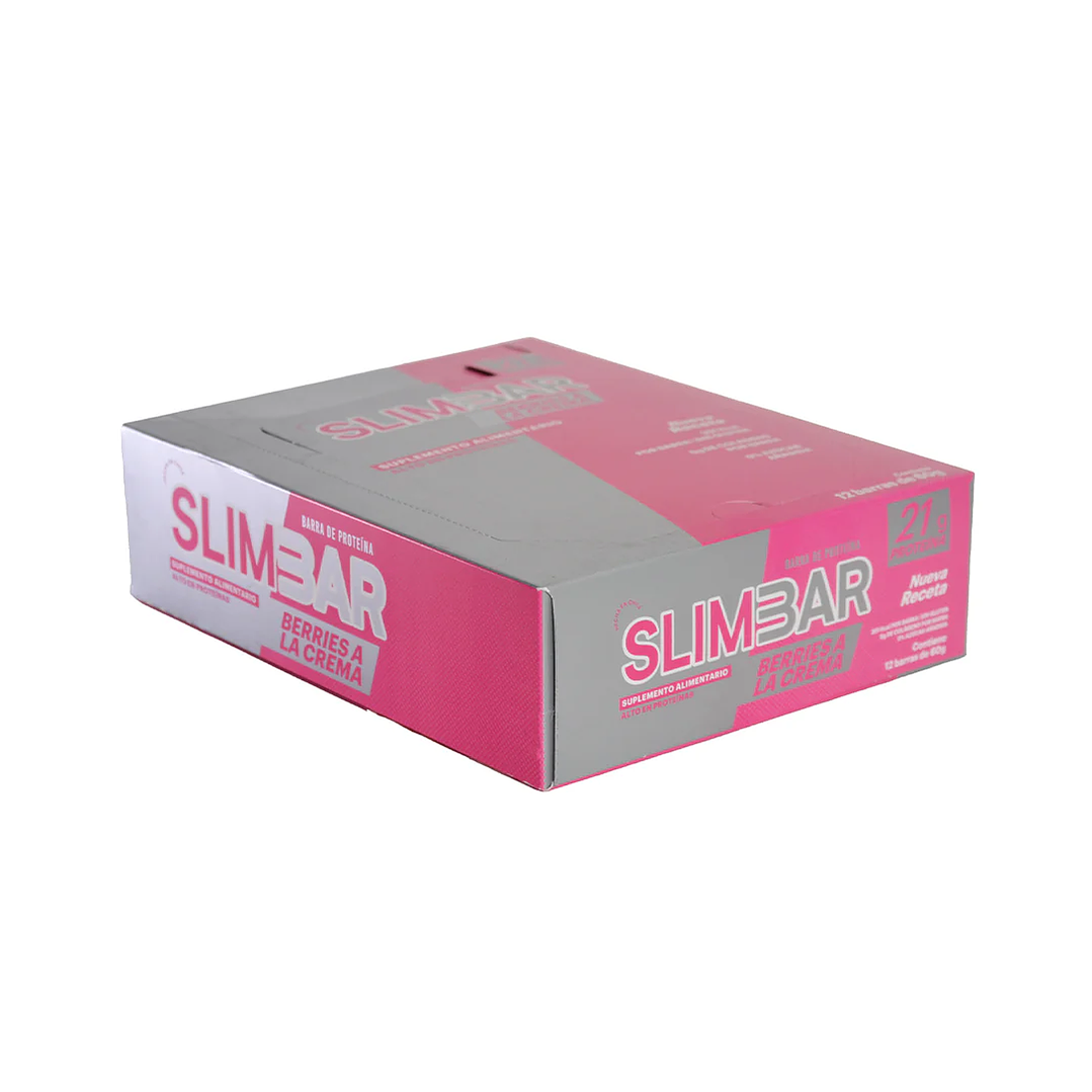 Barritas Slimbar Berries a la crema 60gr - 12 unidades 3