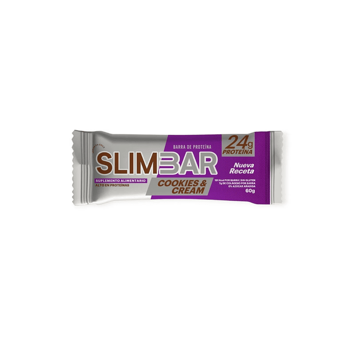 Barritas Slimbar Cookies & Cream 60gr - 12 unidades 3