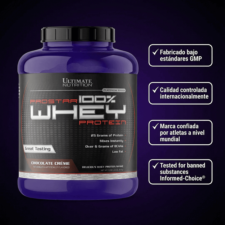 Proteína Prostar 100% Whey 5lb 5