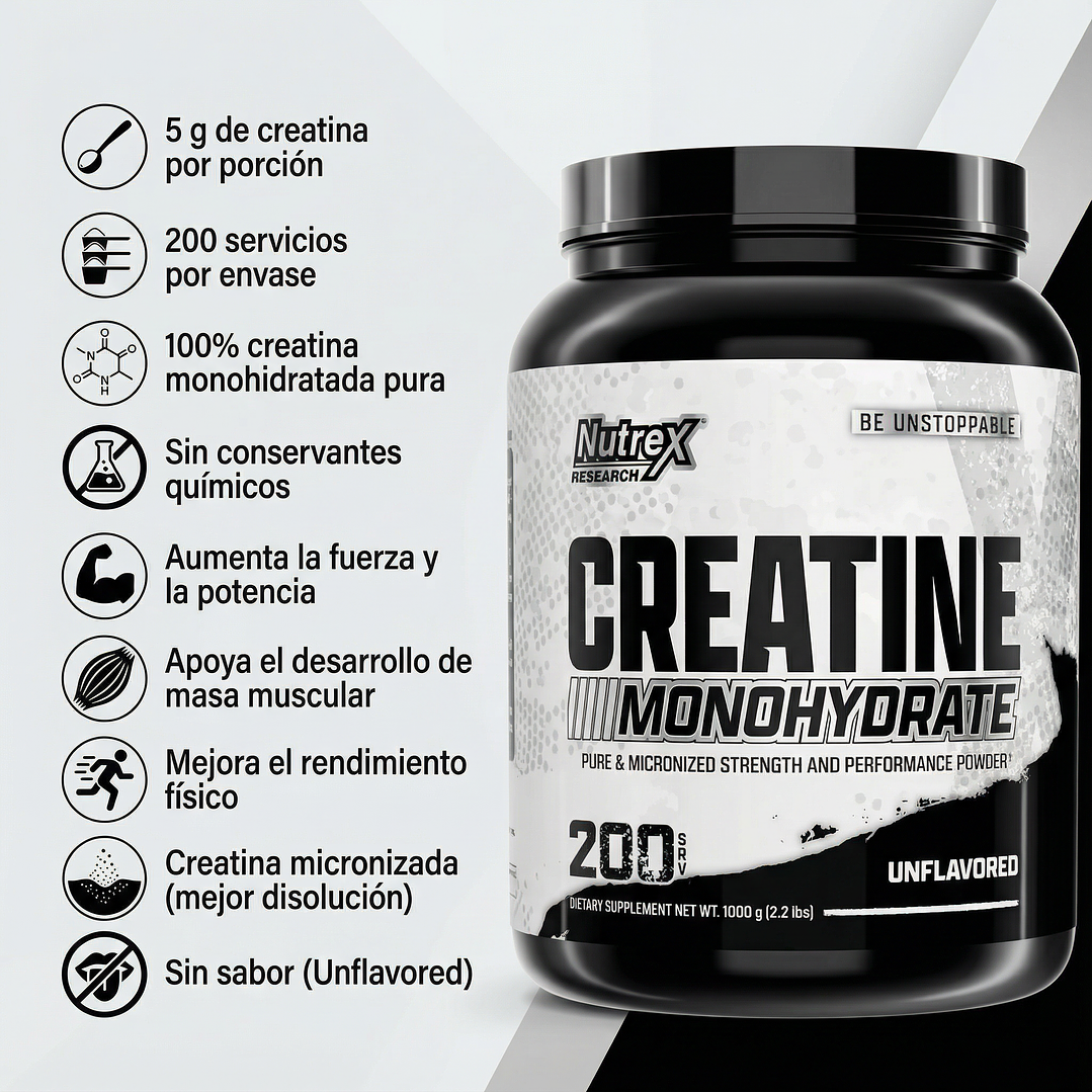 Creatina Nutrex 1 Kilo  2