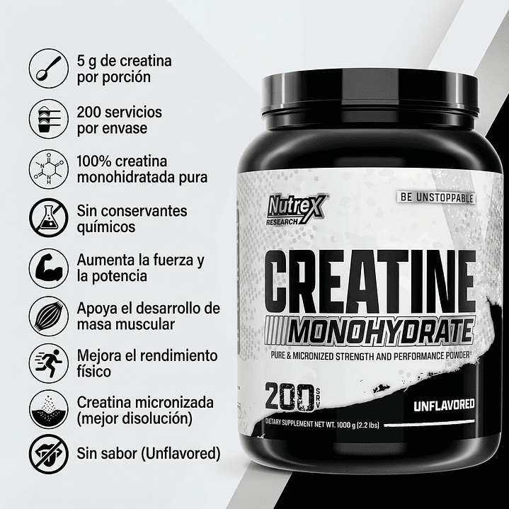 Creatina Nutrex 1 Kilo  2