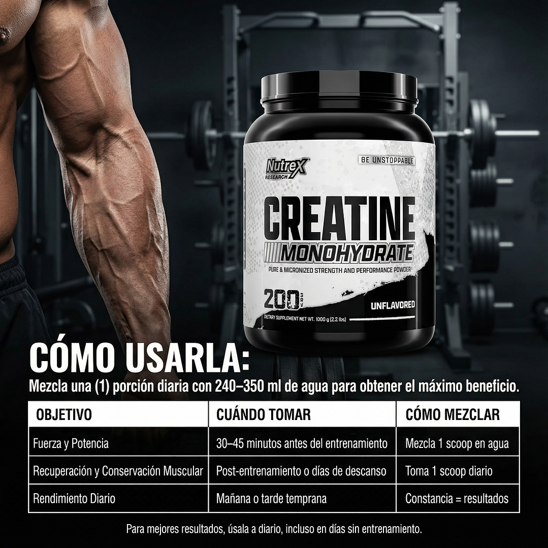 Creatina Nutrex 1 Kilo  3