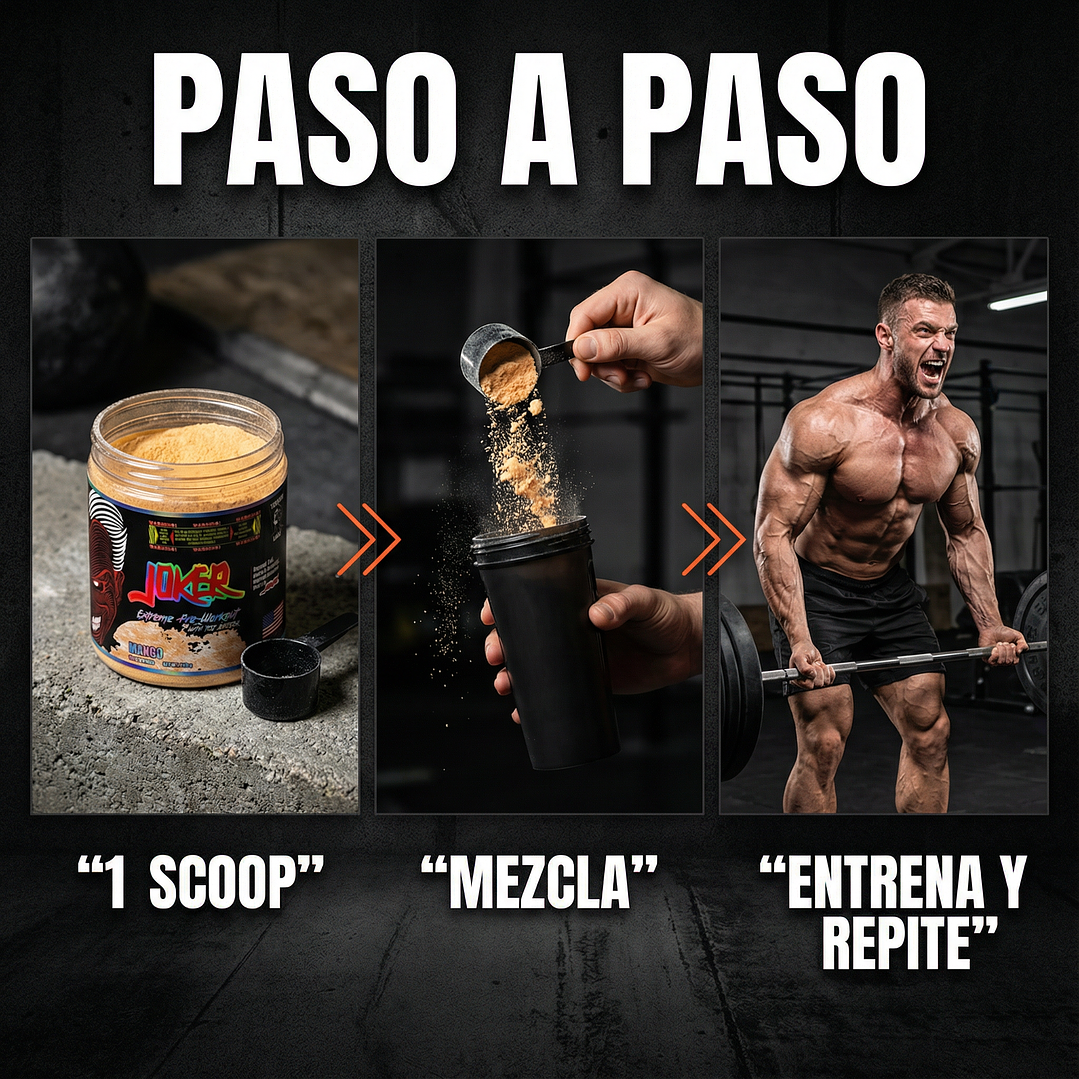 [TERROR LABZ] JOKER EXTREME PRE WORKOUT MANGO 3