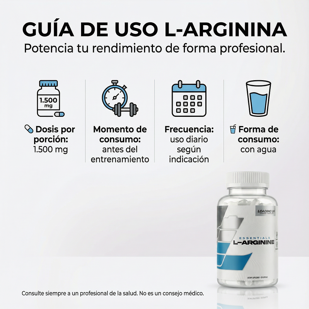 [LOADING UP] L-ARGININA (120 CAPS) 3