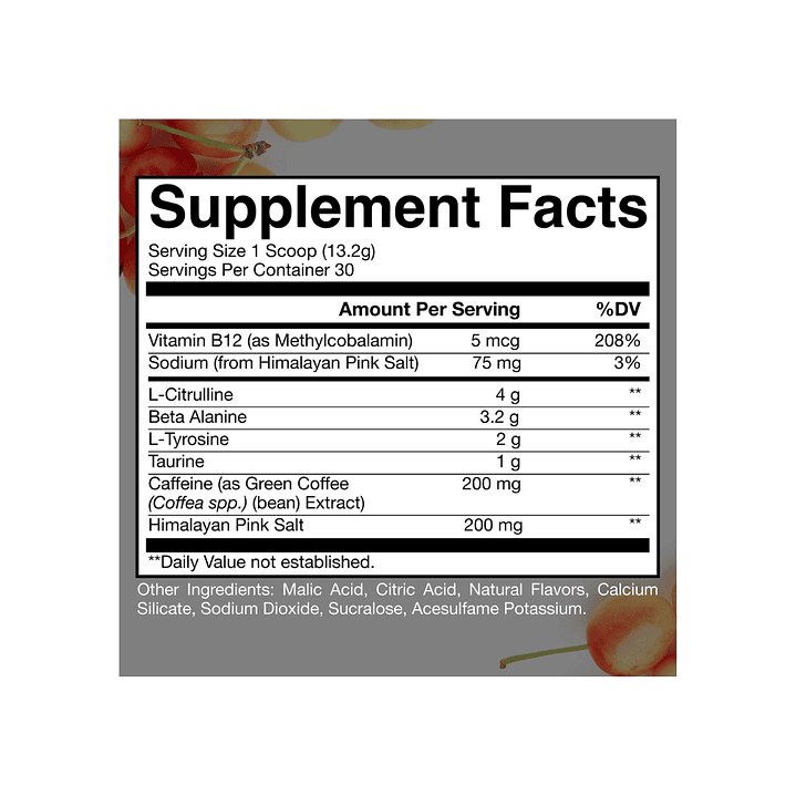 Pre-entreno Cbum Essential 30 servicios + Par de Calcetines RAW 5