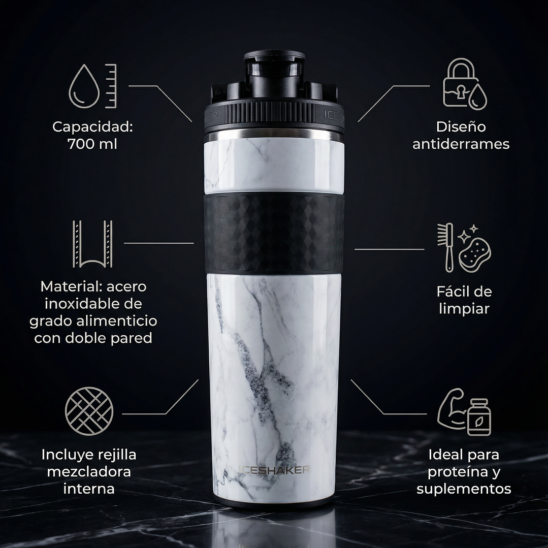 Iceshaker Skinny | Termo Shaker 591ml  3