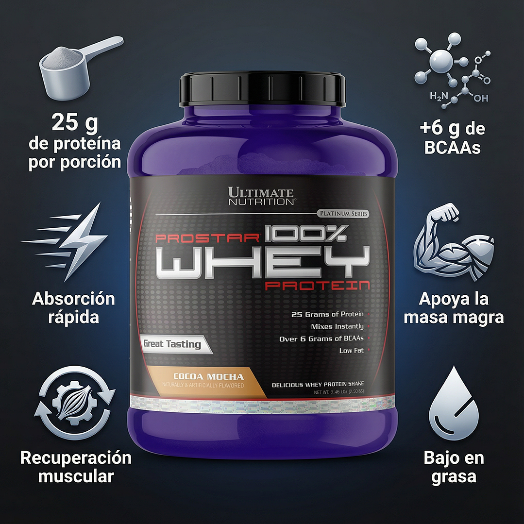 Proteína Prostar 100% Whey 5lb  8