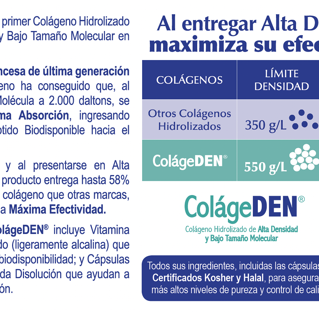  Colagden (90 CAPS) Peptidos de Colagenos Hidrolizado  5