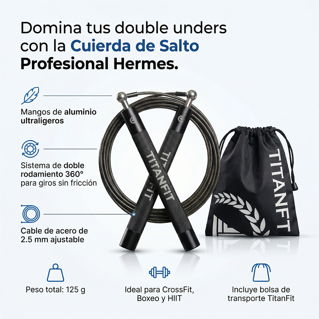 Cuerda de salto profesional | Titanfit 6