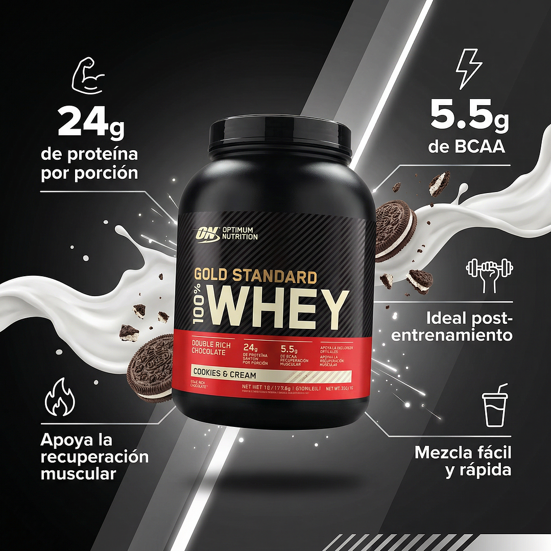 Gold Standard 100% Whey Protein (2 Lb) - Original 3