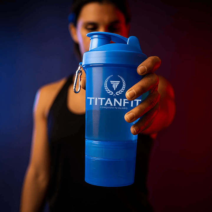 Shaker Azul 3 en 1 TitanFit 3