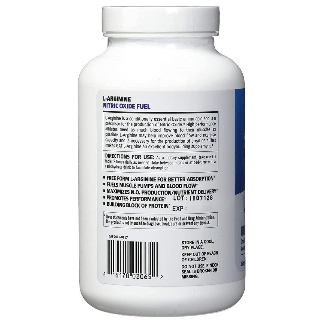 L-Arginina GAT 180caps  3
