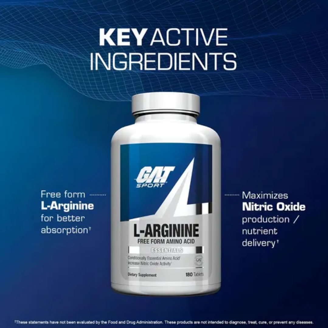 L-Arginina GAT 180caps  4