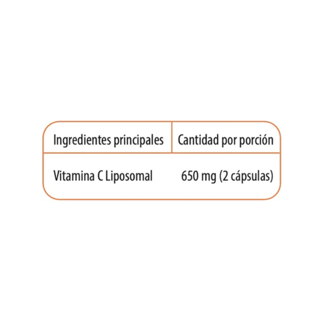 VITAMINA C - Liposomal (60 CAPS) 2