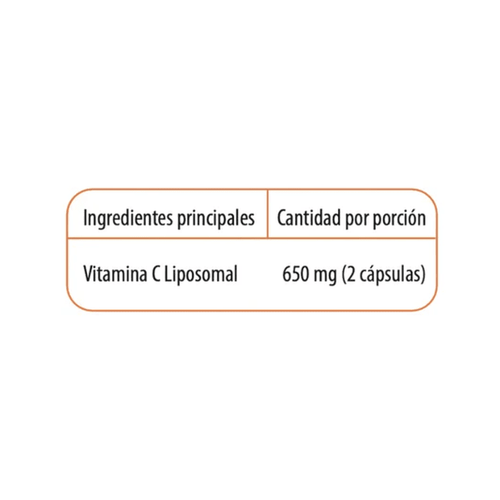VITAMINA C - Liposomal (60 CAPS) 2
