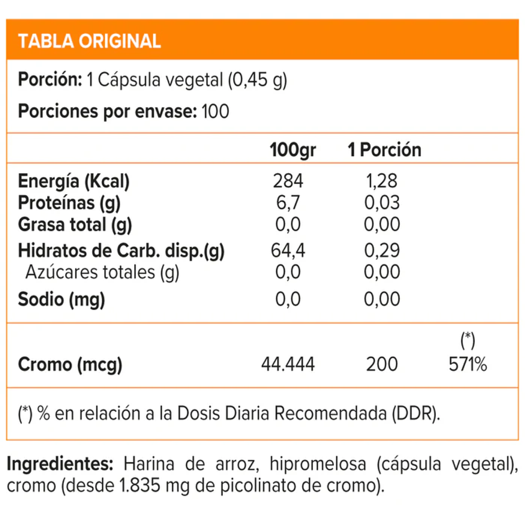 Chromium Picolitate NOW (100 CAPS) 2