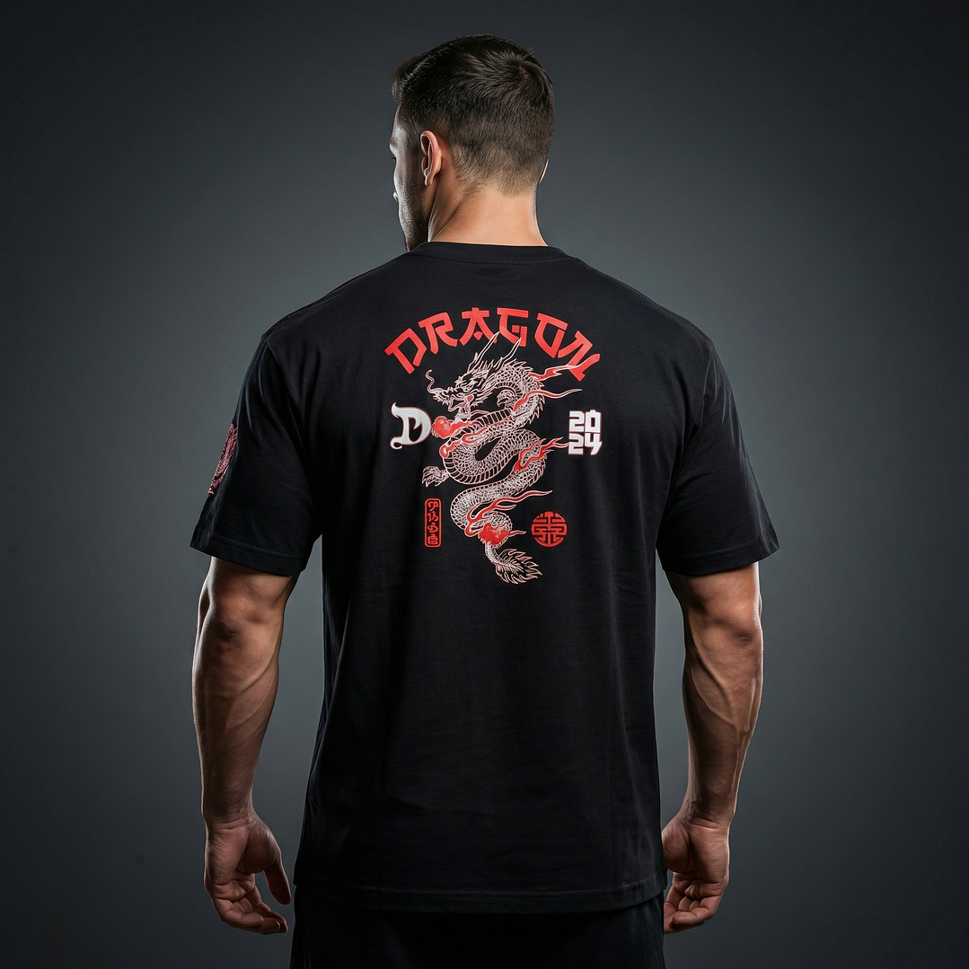 Polera Oversize By Dragon Negra | Dragon Pharma 1