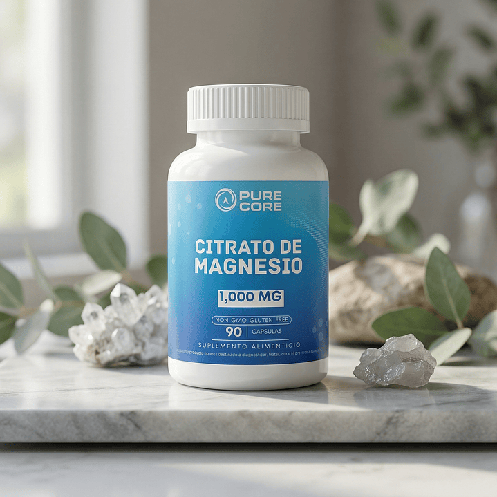 Citrato de Magnesio Pure Core (90 CAPS) 1
