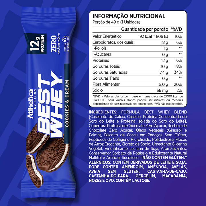 Barrita de Proteina Best Whey Bar  2