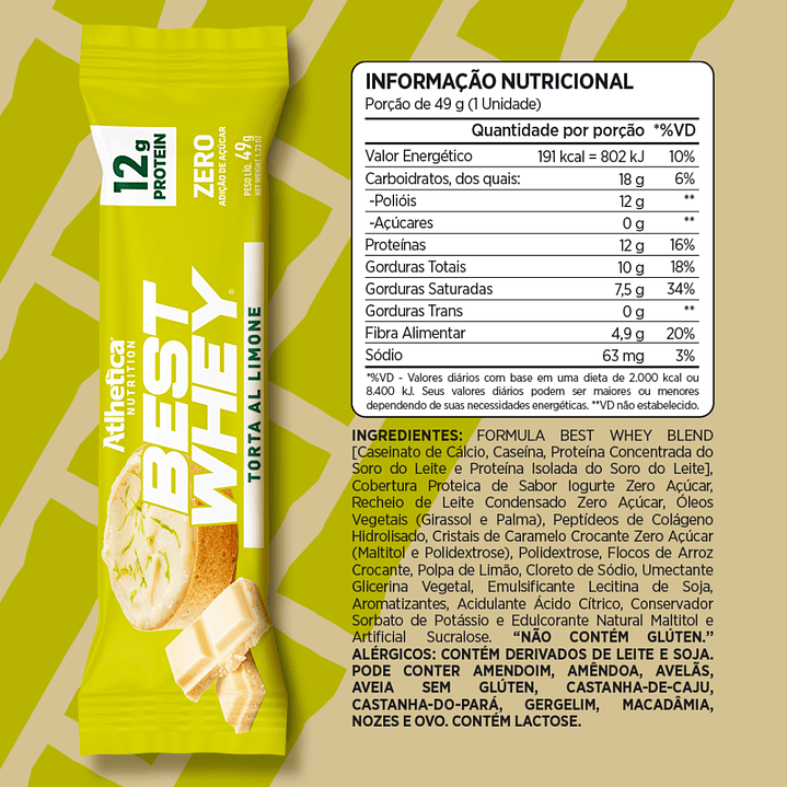 Barrita de Proteina Best Whey Bar  7