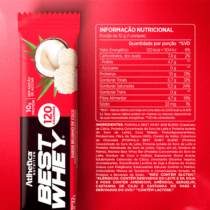 Barrita de Proteina Best Whey Bar  9