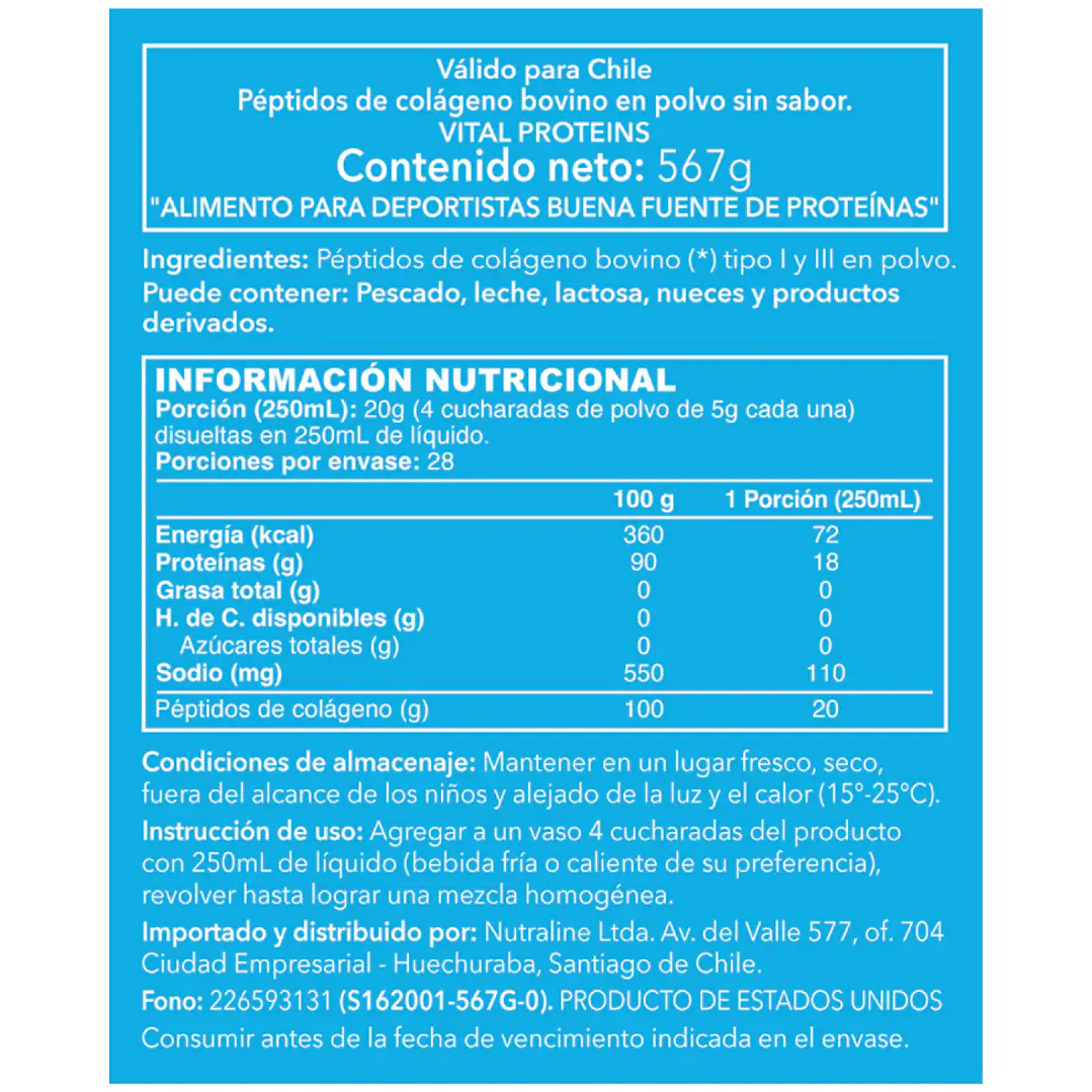 Peptidos de Colageno Vital Protein 567gr 5