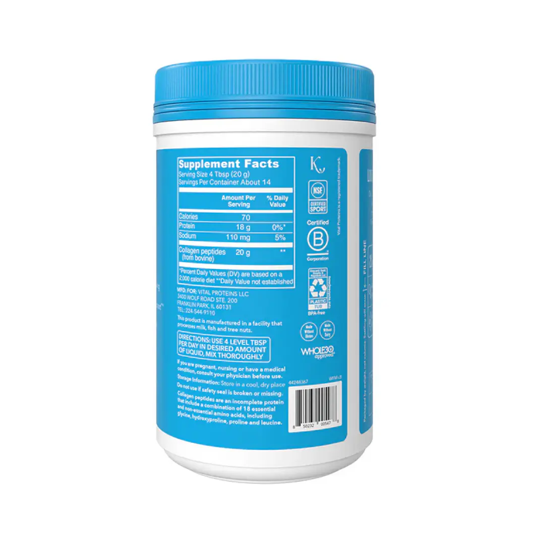 Peptidos de Colageno Vital Proteins de 284 gr 3