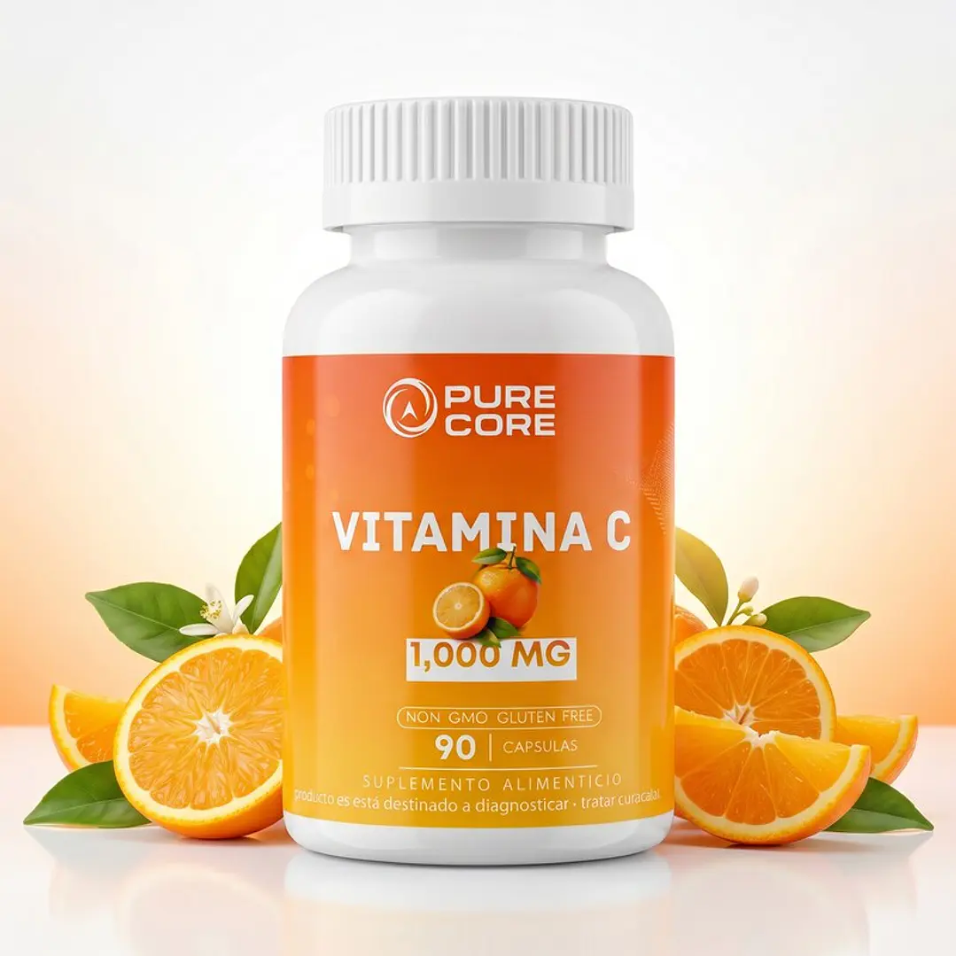 Vitamina C Pure Core 90 Cápsulas 1