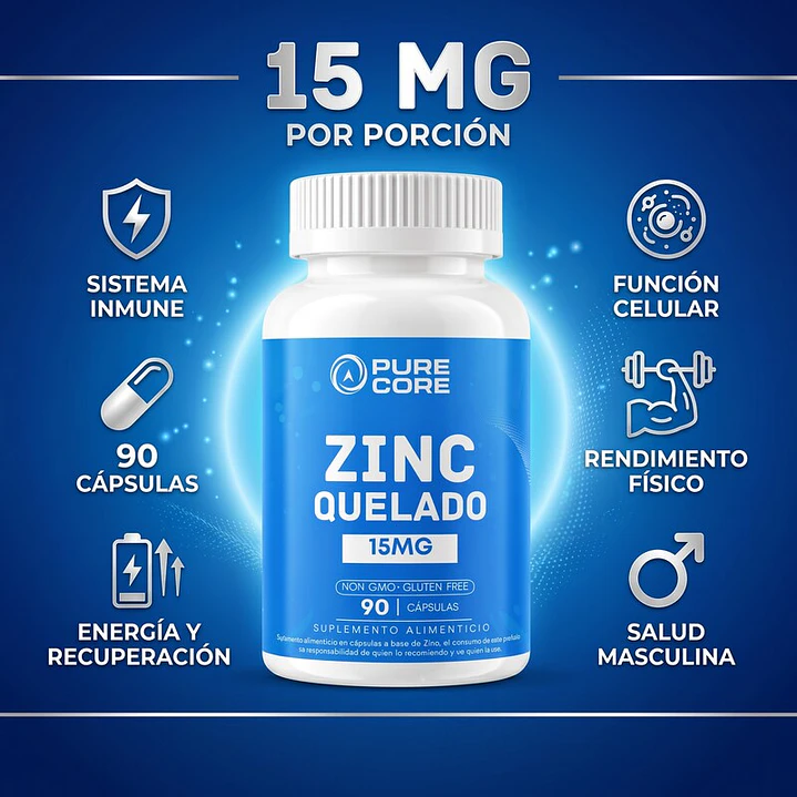 Pack Vitaminas Pure Core Ashwagada + Vitamina C + Zinc 2