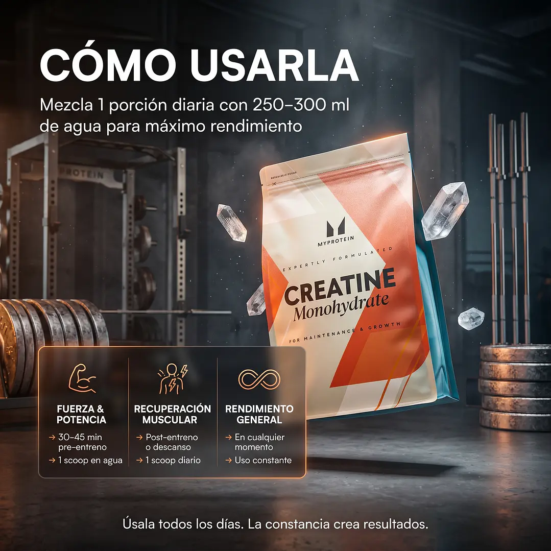 Creatina MyProtein 250grs 3
