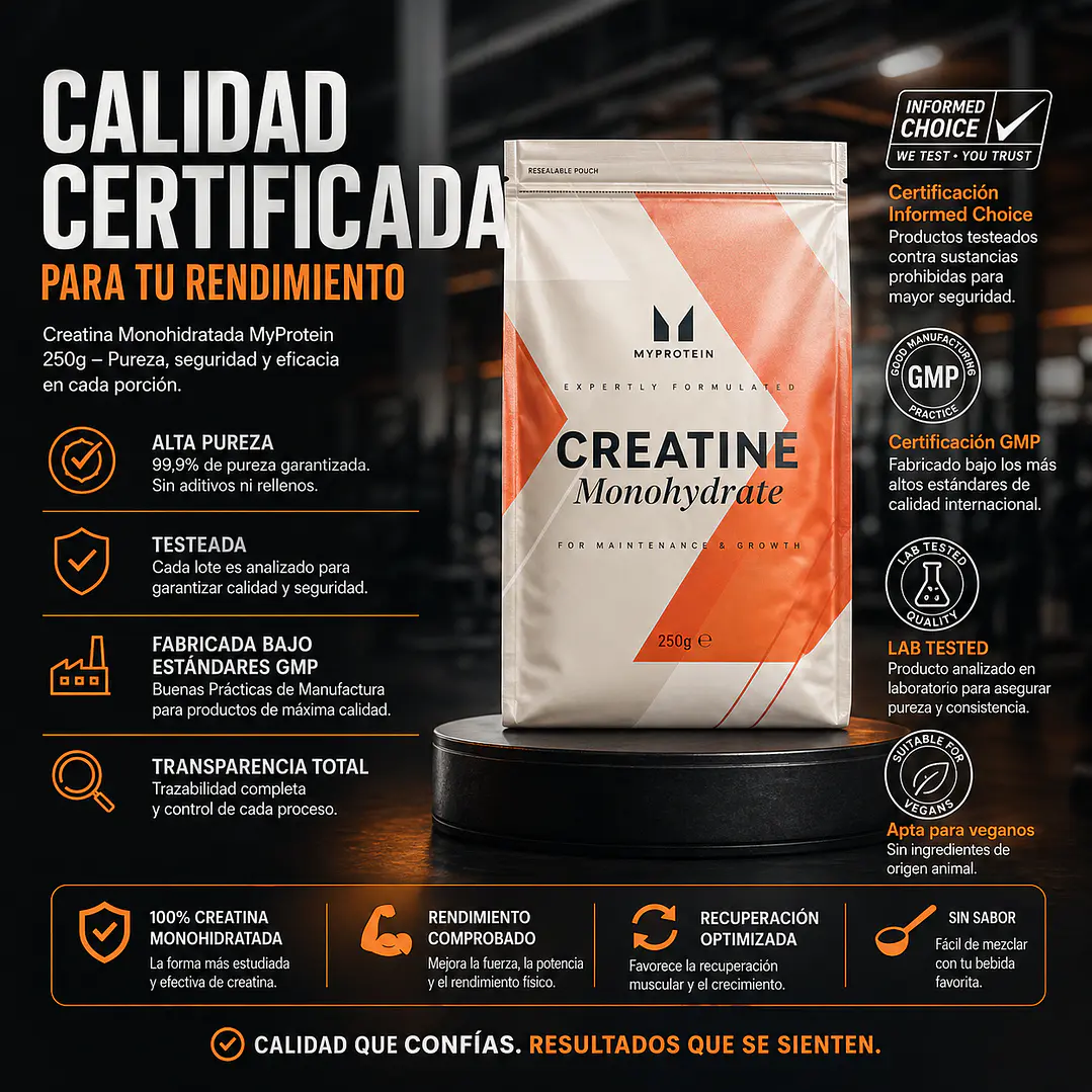 Creatina MyProtein 250grs 4