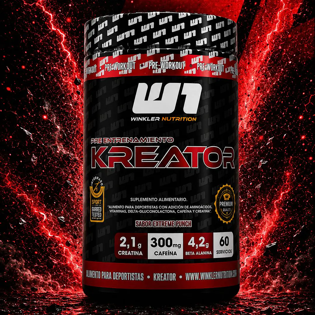 Pre-entreno Winkler Kreator 30 Servicios 1