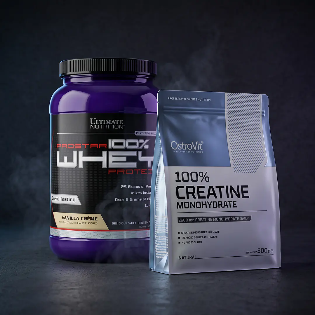 Pack Prostar Whey 2lbs + Creatina Monohidratada 300gr  2