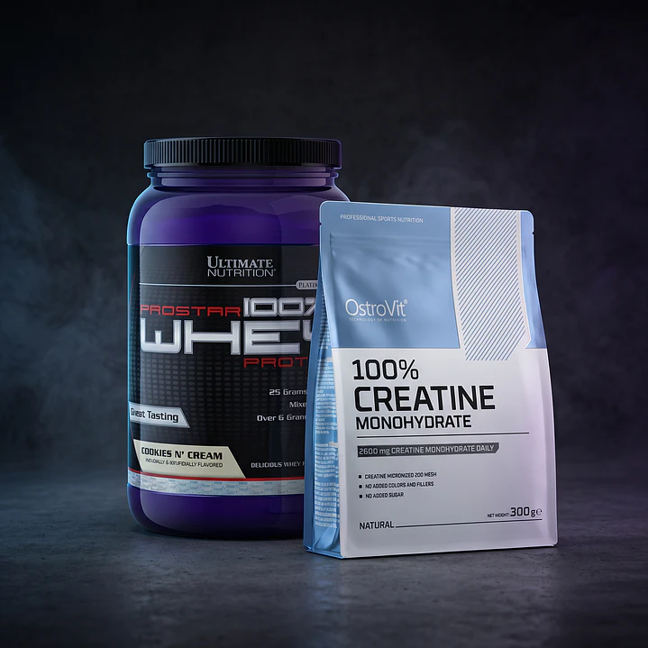 Pack Prostar Whey 2lbs + Creatina Monohidratada 300gr  3