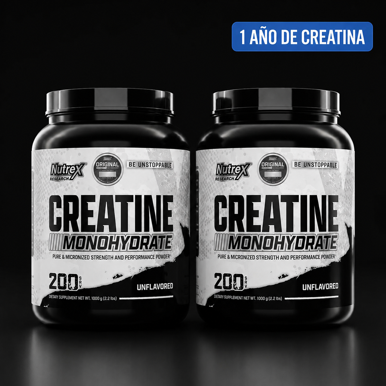 Pack 2 Creatinas Nutrex 1 kg