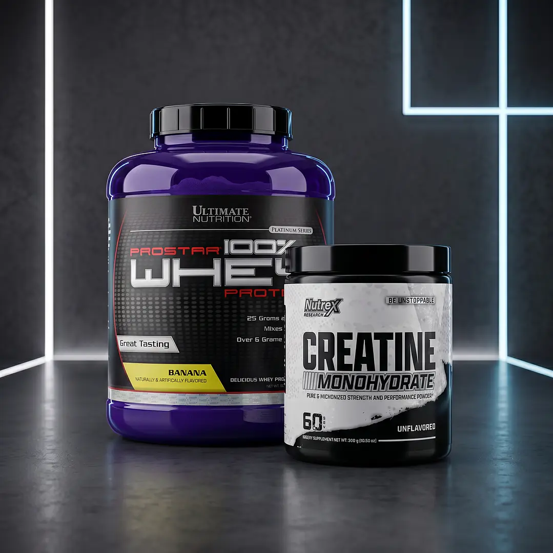 Pack Prostar Whey 5lbs + Creatina Monohidratada Nutrex 300gr  1