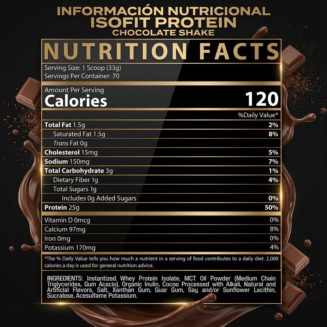 Proteina Isolatada IsoFit Nutrex 5lbs 7