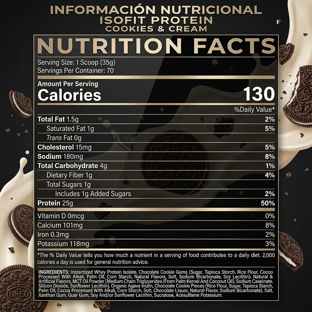 Proteina Isolatada IsoFit Nutrex 5lbs 8