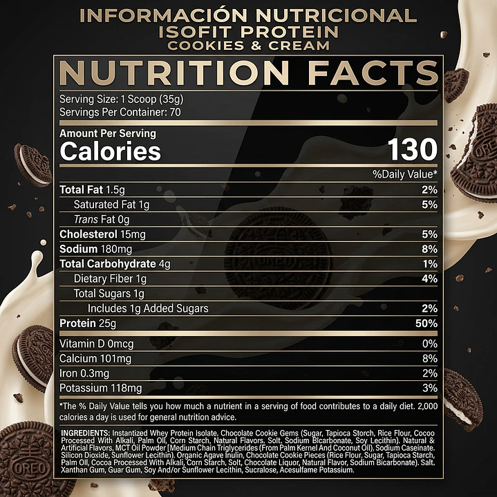 Proteina Isolatada IsoFit Nutrex 5lbs 8