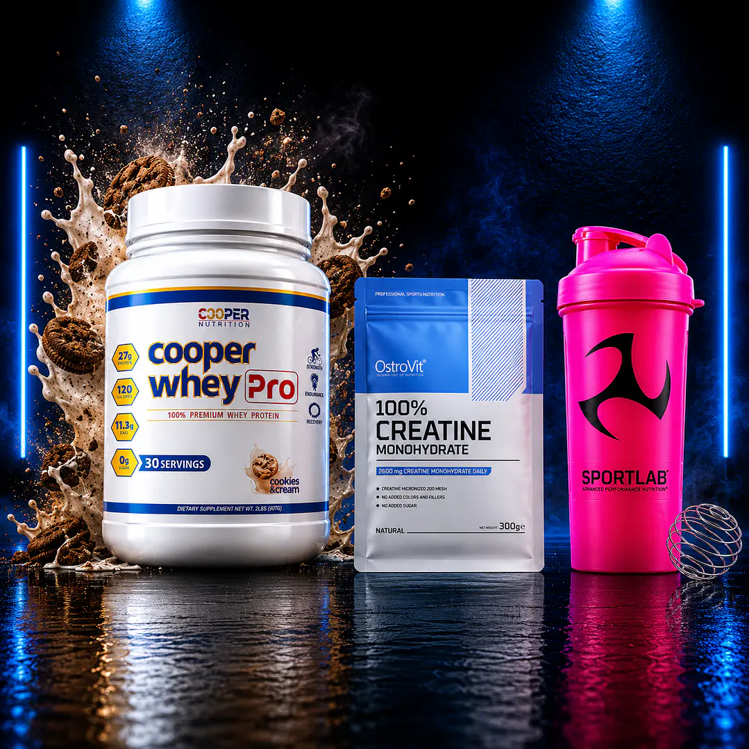 Pack Cooper Whey 2lbs + Creatina Monohidratada 300g | Inlcuye shaker GRATIS 4