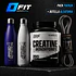 Pack Creatina Monohidratada Nutrex (1kg) + Banda de calentamiento | Incluye botella de acero inoxidable