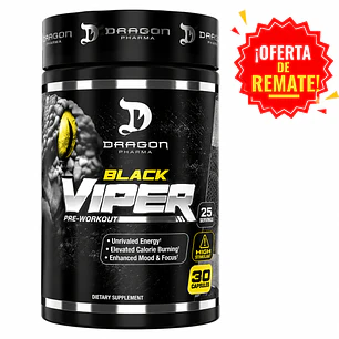 Black Viper Dragon Pharma 30Caps.