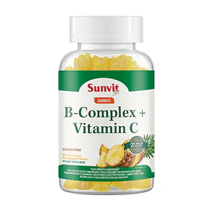 B-Complex + Vitamin C Gummies Sunvit Life (60 Gomitas) | Complejo B y Vitamina C