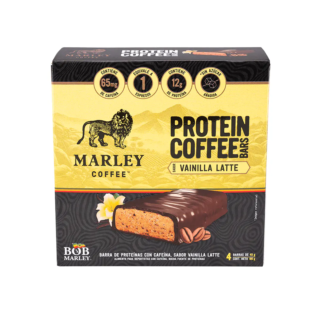 Caja Barrita Marley Protein VAINILLA LATTE (4 unidades) 1