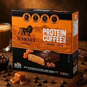 Caja Barritas Marley Protein CARAMEL ( 4 unidades )