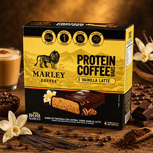 Caja Barrita Marley Protein VAINILLA LATTE (4 unidades)