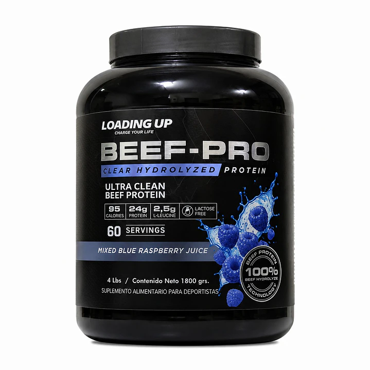 BEEF PROTEIN BLUERASPBERRY JUICE (5LB)  1