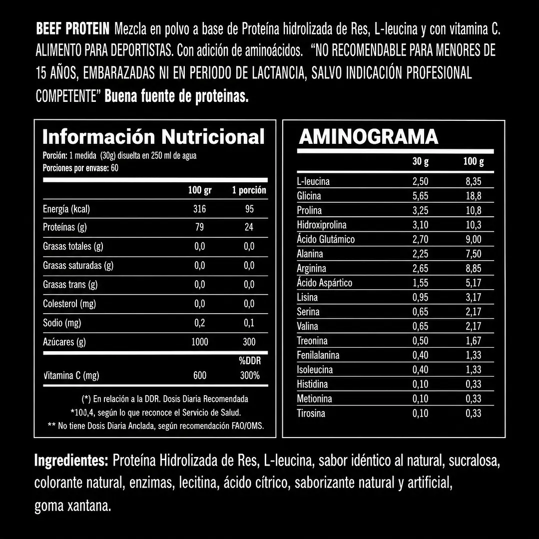 BEEF PROTEIN ORANGE MANGO JUICE (5LB) 2